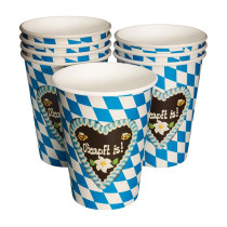 Oktoberfest O´zapft is! 8 er Pappbecher